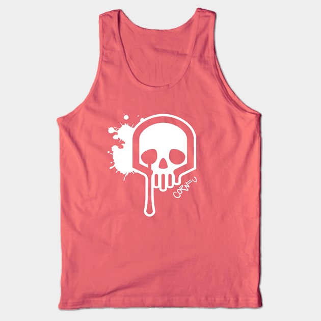 weeping skull Tank Top by cornfu